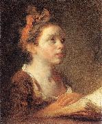 Jean Honore Fragonard A Young Scholar oil